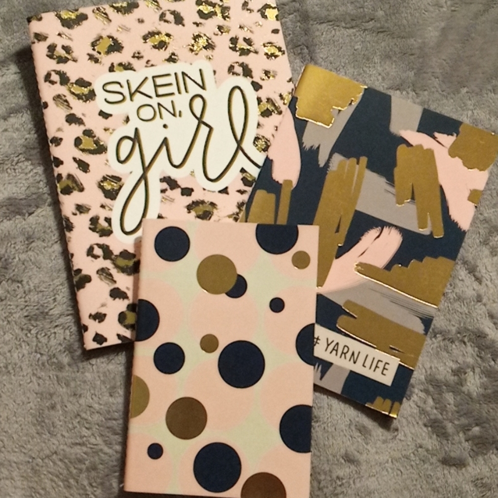 Yarnology 3 notebook set journaling sew